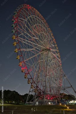 葛西臨海公園 夜景 - 月の光が海を照らすとき、時間は止まるのか？